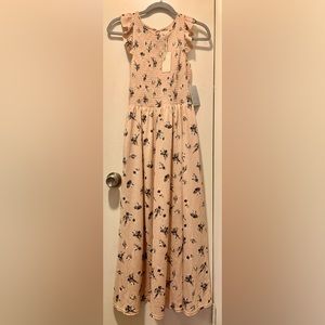 NWT Melloday Womens smocked floral dress Size: XS